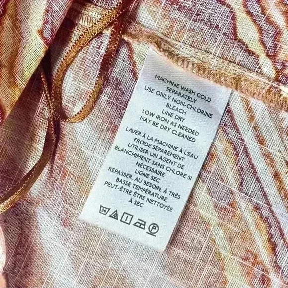 Free People Women's Kendra Cotton Printed Strapless Top Size X-Small - Picture 11 of 15